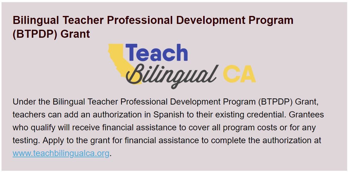 Earn Your Bilingual Authorization In Spanish For Free San Luis Obispo County Office Of Education